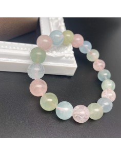 Morganite Bracelet 10mm 2