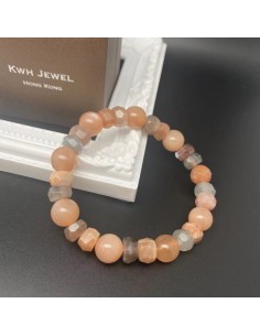 太陽石切割面手鏈 10mm