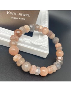 太陽石切割面手鏈 10mm