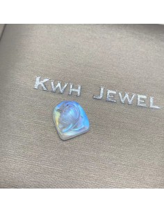 Moonstone Lotus Pendant