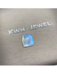 Moonstone Lotus Pendant 2