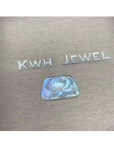 Moonstone Lotus Pendant