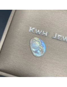 Moonstone Lotus Pendant