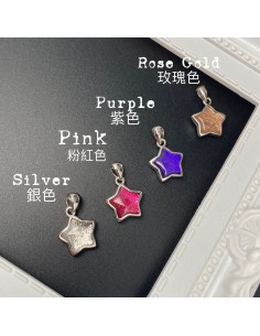 天鐵鎳鐵隕石 天鐵純銀星星吊飾 吊墜