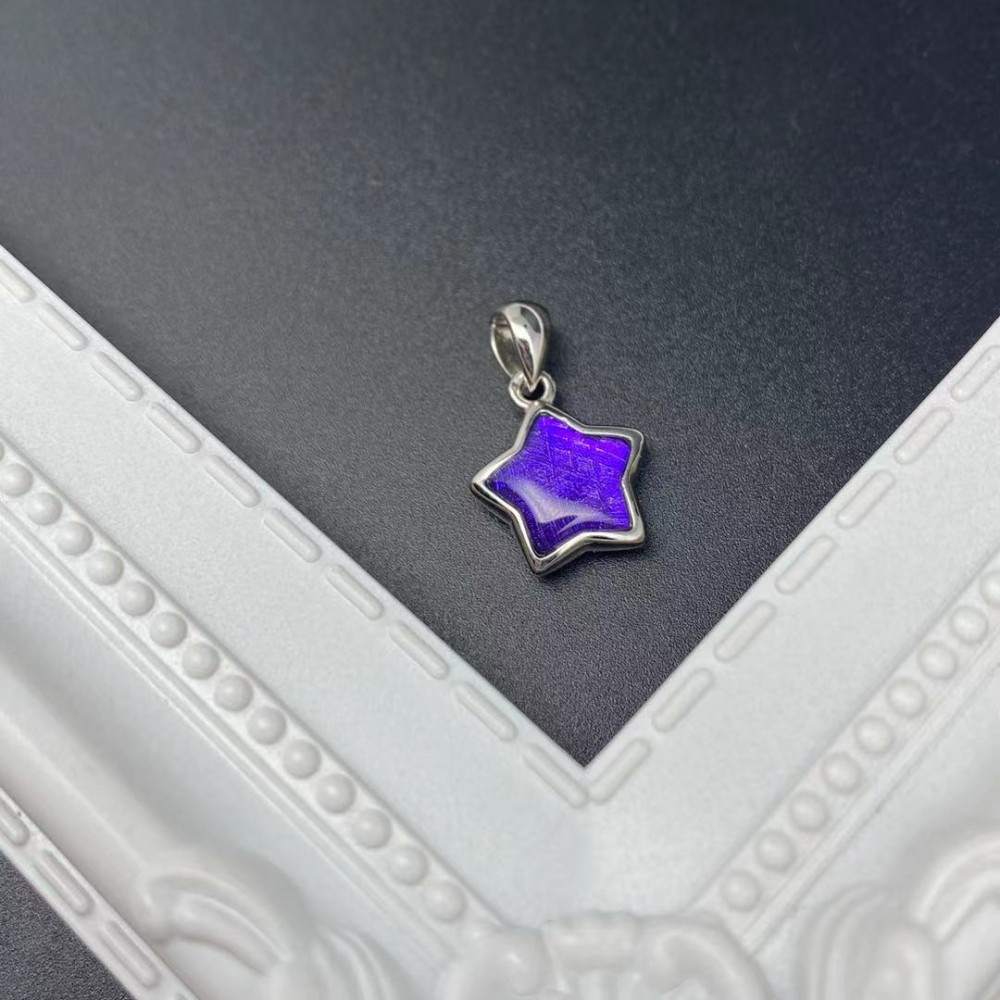 Meteorite Star Silver Pendant (Sweden) Meteorite Star Silver Pendant (Sweden)