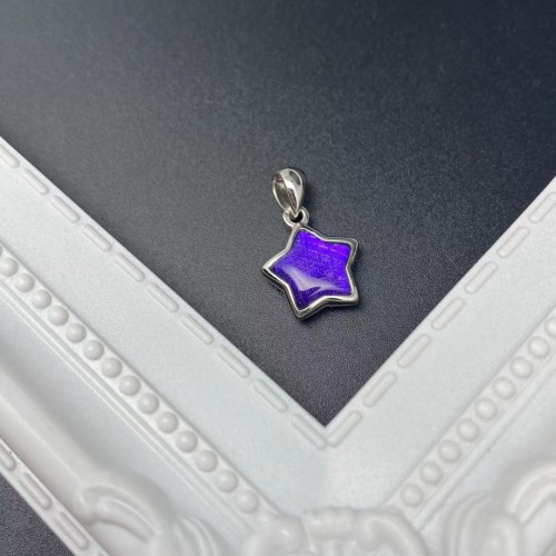 Meteorite Star Silver Pendant (Sweden)