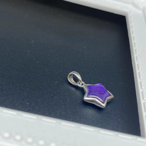 Meteorite Star Silver Pendant (Sweden)