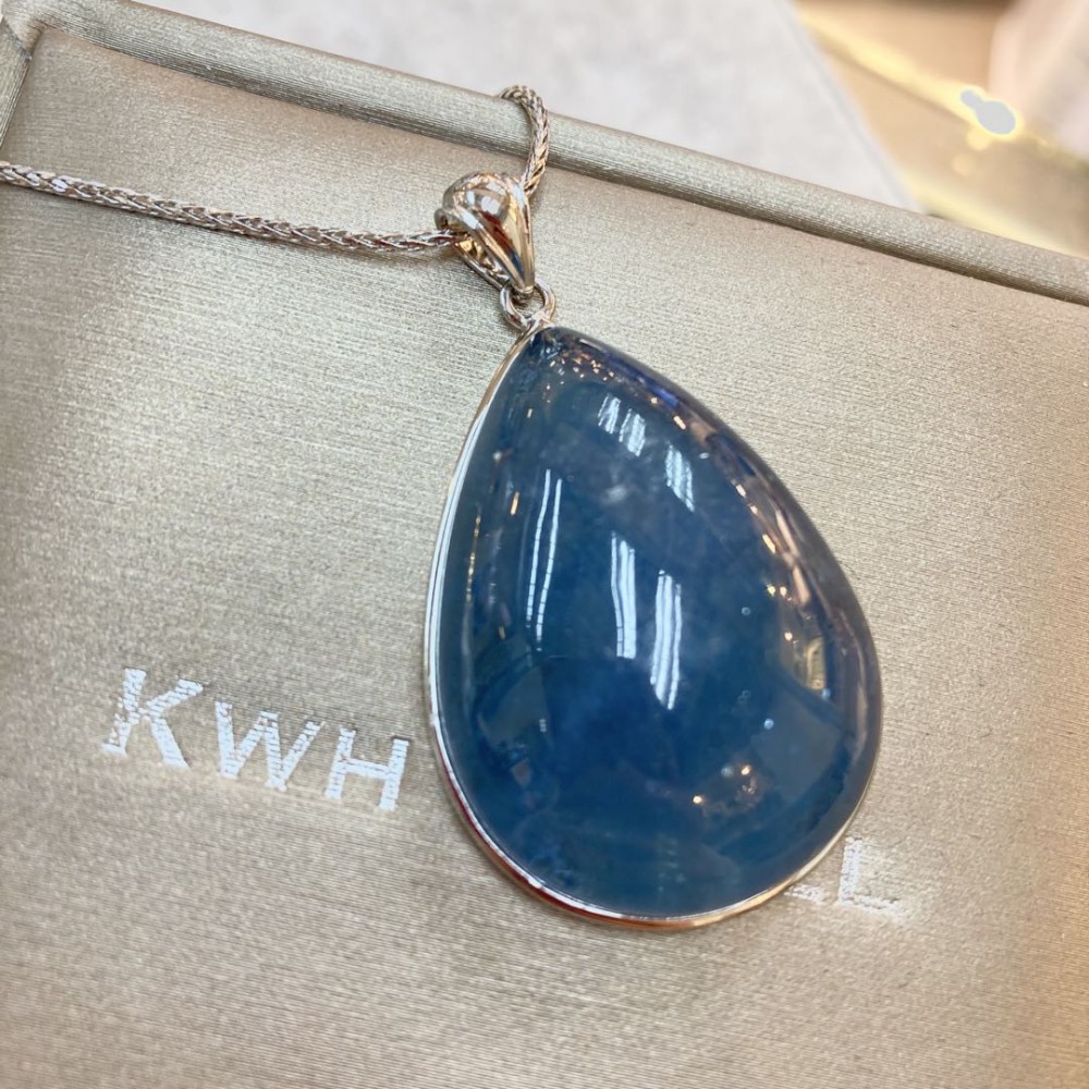 海藍寶吊墜 水滴形 海藍寶吊墜 水滴形