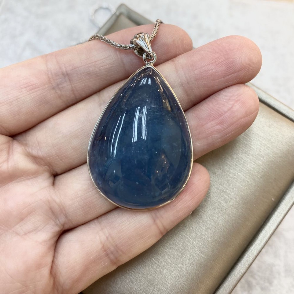 海藍寶吊墜 水滴形 海藍寶吊墜 水滴形