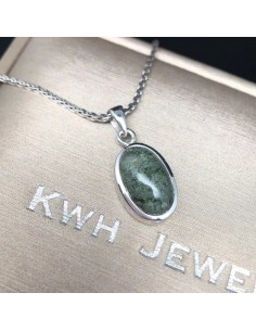 綠幽陵純銀吊墜 吊咀