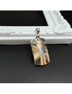 金鈦晶 金髮晶吊墜