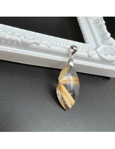 金鈦晶 金髮晶吊墜 2