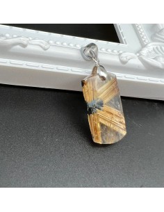 金鈦晶 金髮晶吊墜 2