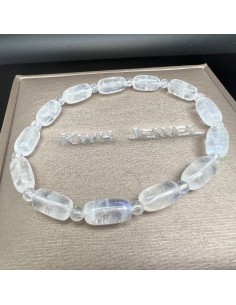 India Moonstone Cylindrical Bracelet 2