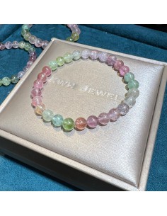 糖果碧璽 碧茜純銀手鍊