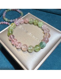 糖果碧璽 碧茜純銀手鍊