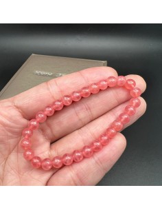 Rhodochrosite Bracelet 6mm 2