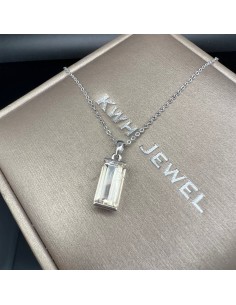 金鈦晶 金髮晶純銀吊墜 2