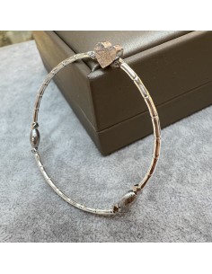 Meteorite Silver Bracelet...