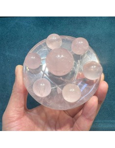 粉晶七星陣 80mm