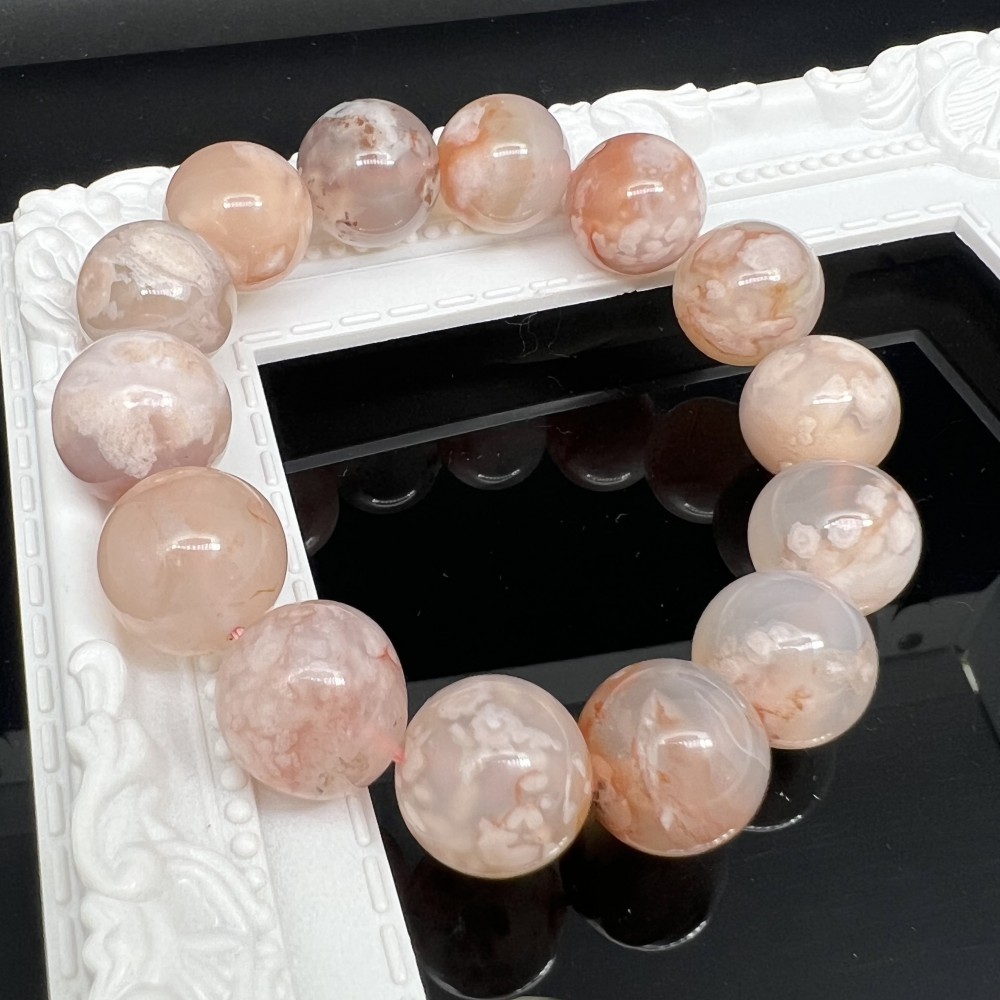 Blossom Agate 14mm