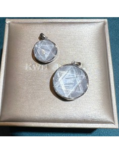 天鐵鎳鐵隕石 原色天鐵大衛星吊墜