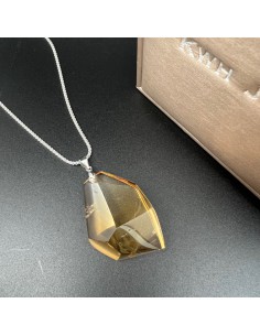 天然黃晶吊墜 吊咀