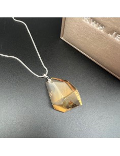 天然黃晶吊墜 吊咀 2