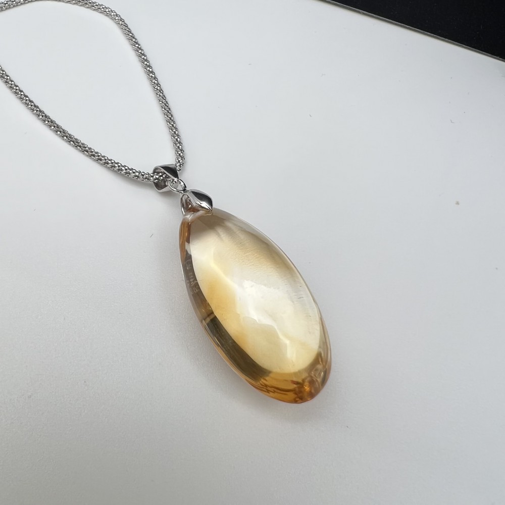 天然黃晶吊墜 吊咀 天然黃晶吊墜 吊咀