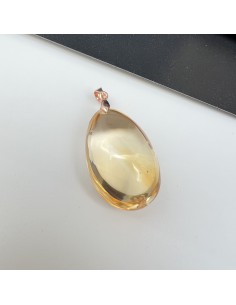 天然黃晶吊墜 吊咀