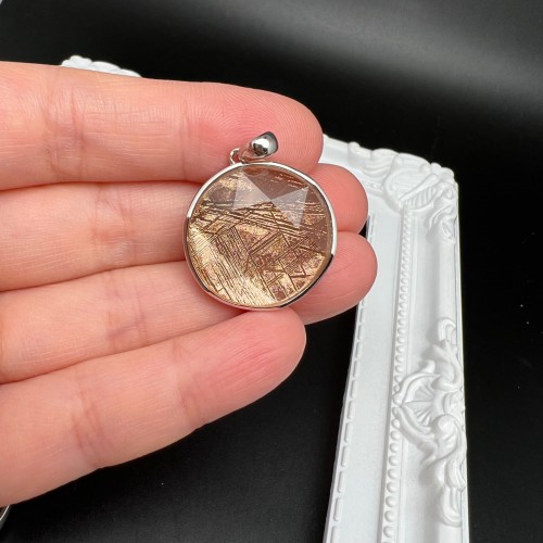 Star of David Meteorite Pendant