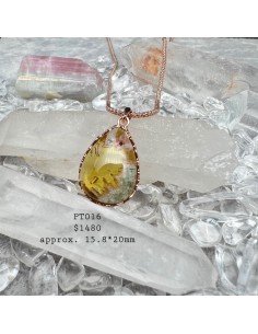 黃碧璽 碧茜純銀吊墜 吊咀