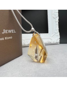Natural Citrine Pendant 2