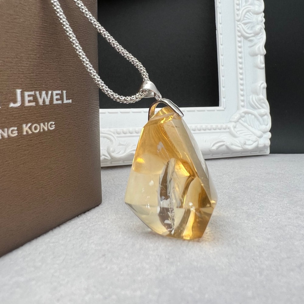 Natural Citrine Pendant - KWH JEWEL