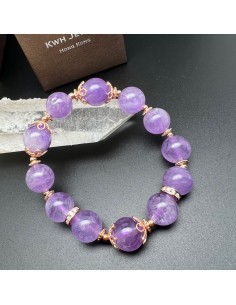 紫水晶純銀手鍊 2