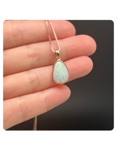 澳寶 歐泊純銀吊墜