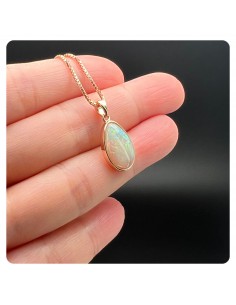 澳寶 歐泊純銀吊墜