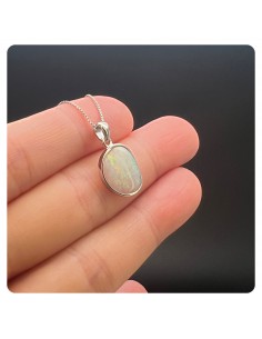 澳寶 歐泊純銀吊墜