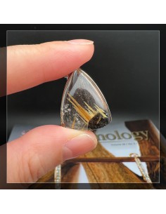 金鈦晶 金髮晶吊墜 2