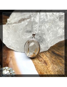 金鈦晶 金髮晶吊墜