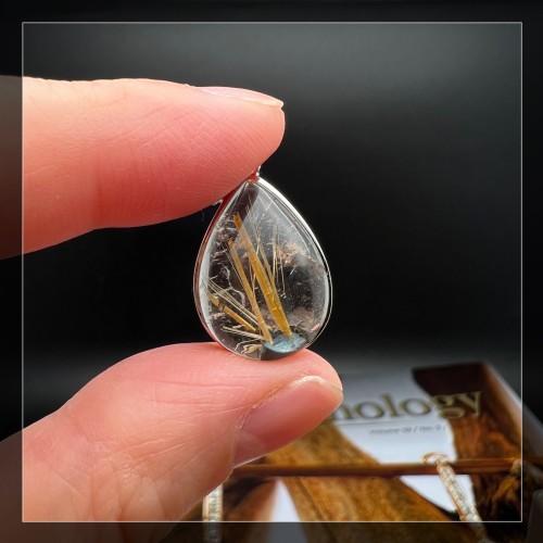 Golden Rutilated Quartz Pendant