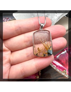 金鈦髮晶 金髮晶 鈦金髮吊墜