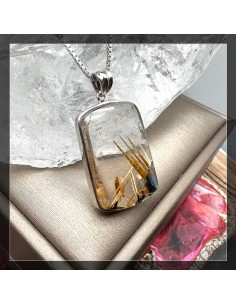 金鈦髮晶 金髮晶 鈦金髮吊墜 2