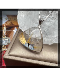 金鈦髮晶 金髮晶 鈦金髮吊墜