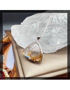 金鈦髮晶 金髮晶 鈦金髮吊墜