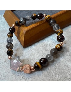 Meteorite Mix Golden Sun Stone Bracelet 2