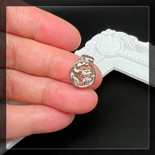Meteorite Silver Charm (Sweden)