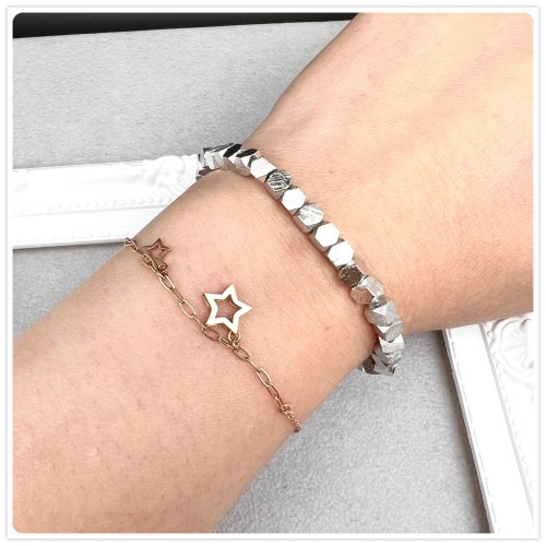 Meteorite Bracelet (Sweden) 4mm