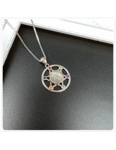 Meteorite Silver Pendant Star of David (Sweden) 2