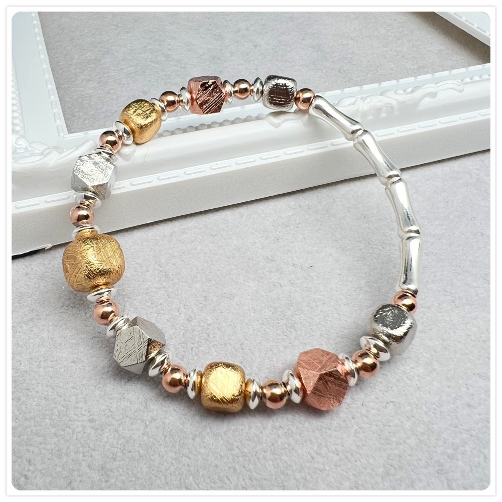Meteorite Silver Bracelet (Sweden)